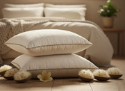 Cuscino in Kapok 100% Naturale | Alto 15 cm, Fodera in Cotone