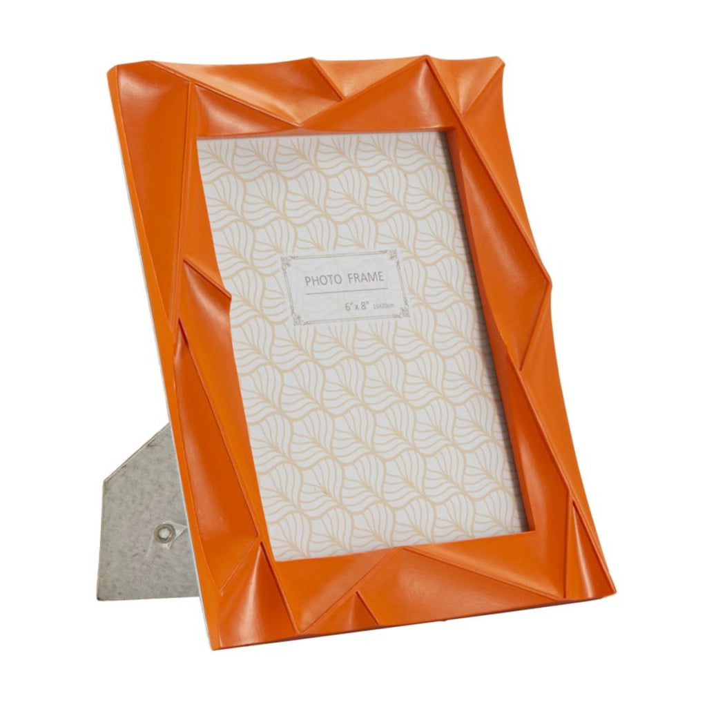 Portafoto Olistic 33, Arancione, Poliresina, 20,8x2x26 cm