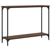 Tavolo Consolle | Tavolo d'Ingresso Rovere Marrone 101x30,5x75 cm Legno Multistrato