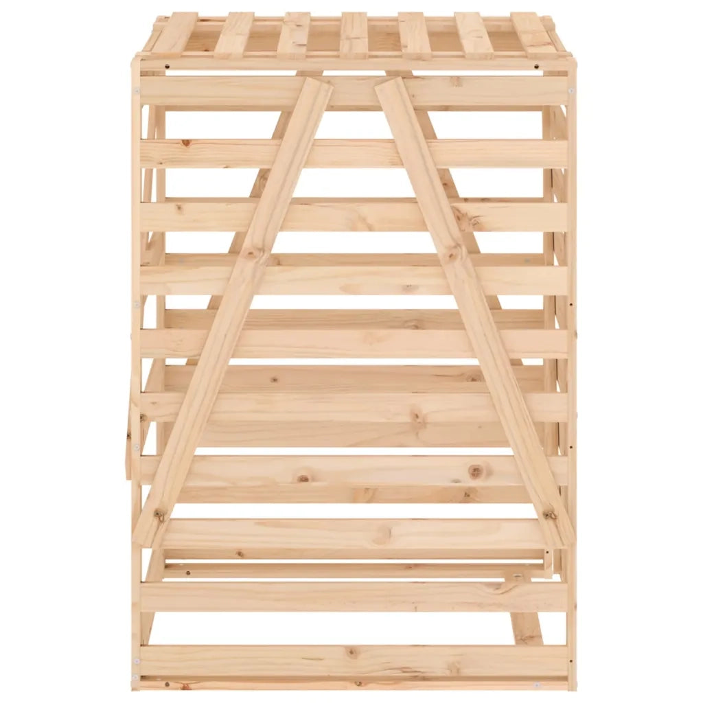 Copribidone 84x90x128,5 cm in Legno Massello di Pino 825100