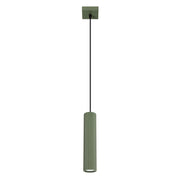 Lampada sospensione moderna verde oliva GU10 Pure Lume
