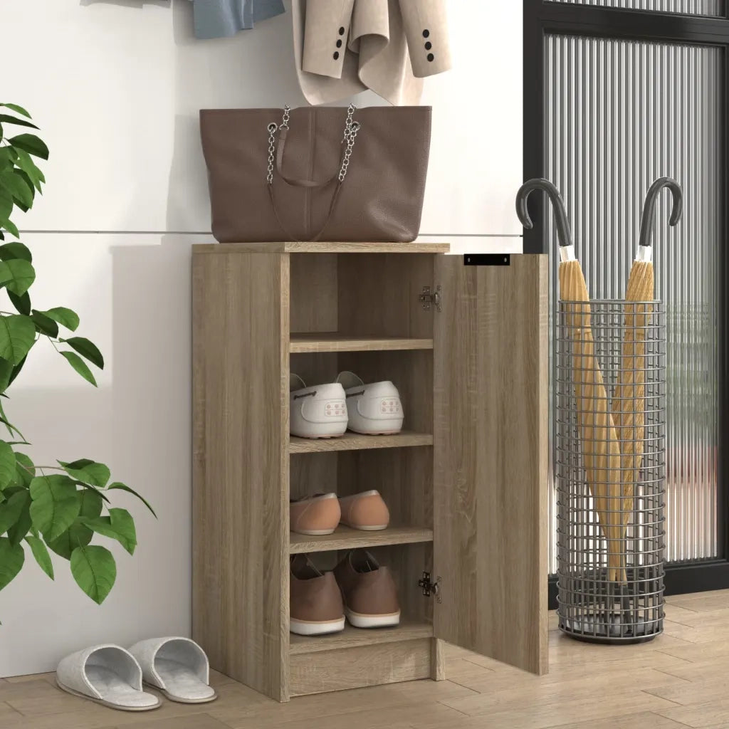 Scarpiera | Mobile per scarpe Rovere Sonoma 30x35x70 cm in Legno Multistrato