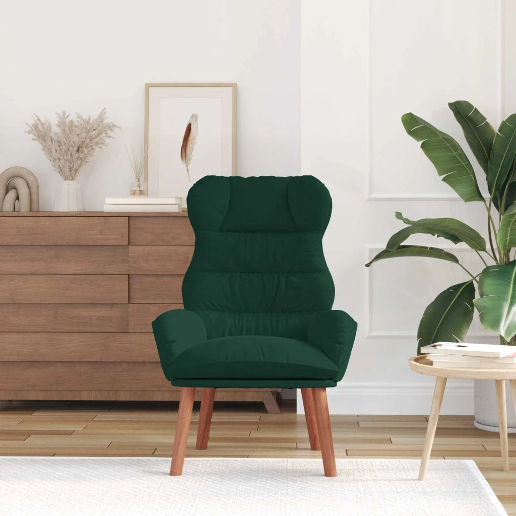 Divano Sedia-Poltrona Verde Scuro 69 x 74 x 93 cm Velluto 751748