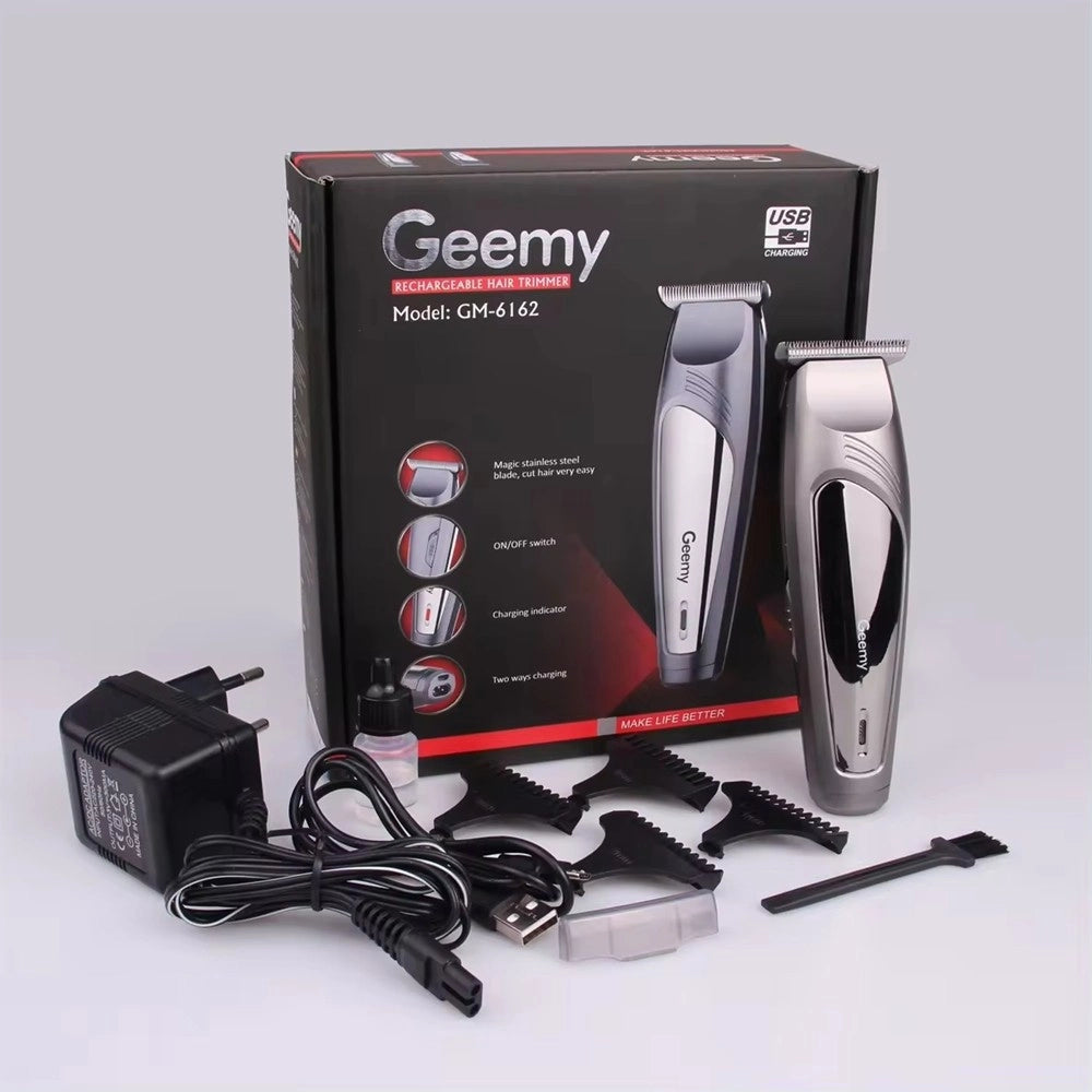 Trade Shop - Tagliacapelli Professionale Ricaricabile Elettrico Senza Fili Trimmer Uomo Gm-6162 -