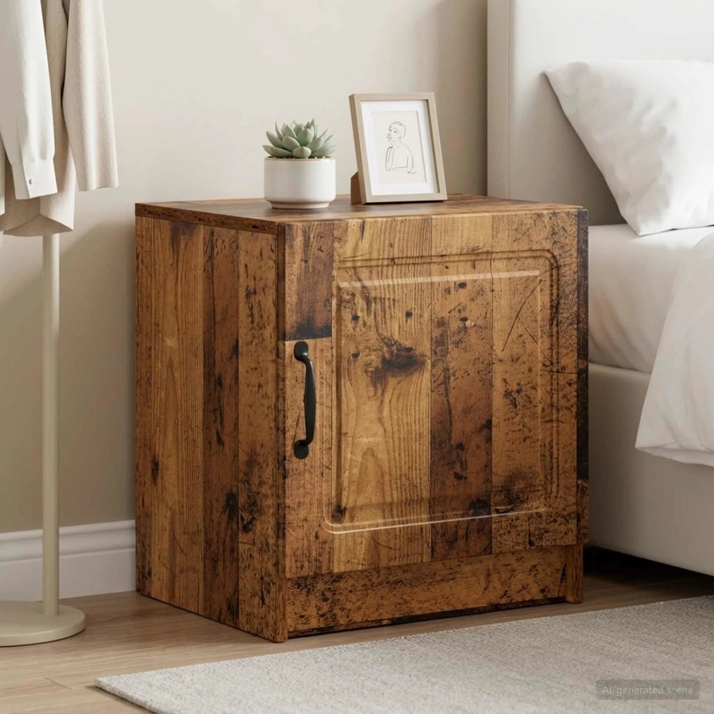 Armadio da Notte 2 pcs Legno antico 43 x 34,5 x 47 cm 895732