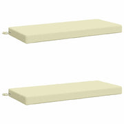 Cuscini per Panchina a 2 Pezzi SOEST 2 pz 100% Poliestere Crema 950159