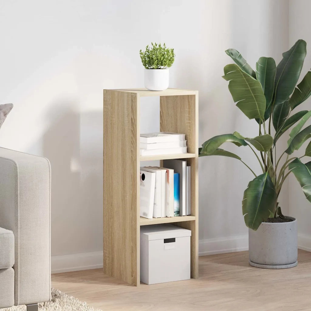 Libreria Impilabili Rovere Sonoma 30x30x80 cm Legno Multistrato 858807