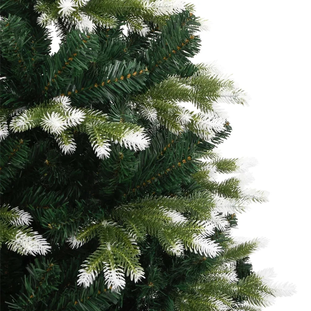 Albero Natale Artificiale Incernierato con Neve Fioccata 150 cm 356756