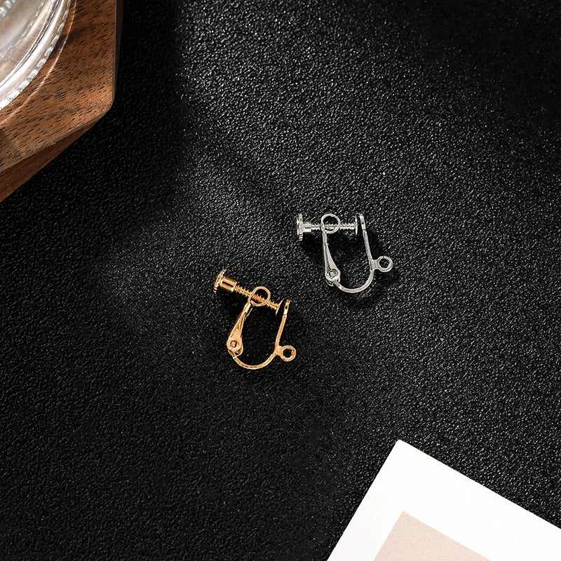 Convertitore per clip per orecchie, gioielli fai da te fatti a mano, accessori per orecchini, clip a spirale per orecchie senza fori