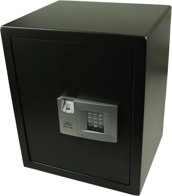 Sistema di chiusura meccanico con lettura numerica e rilevamento impronte digitali Point-Safe 728 l 255 kg P 4 E FS Nero Chiusura resistente al fuoco