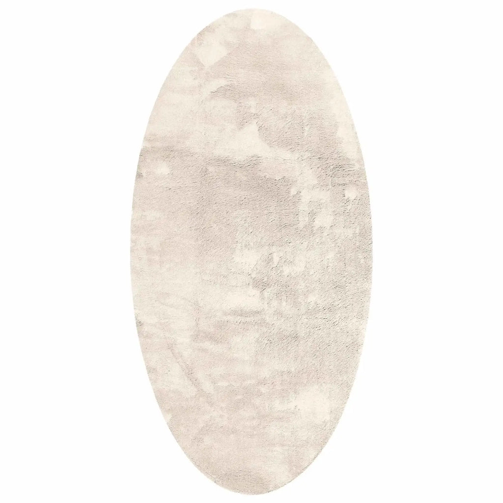 Tappeti per area Ovale HUARTE Beige 100 x 200 cm 4103615