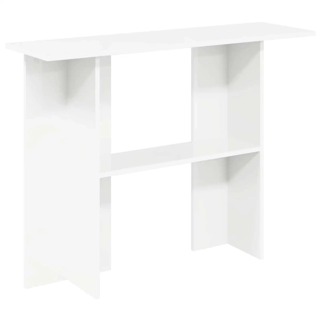 Tavolo consolle Bianco 100 x 30 x 75 cm Legno ingegnerizzato 8001175