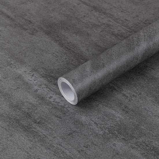 Foglio PVC autoforato per mobili - impermeabile - 30 x 300 cm - grigio scuro