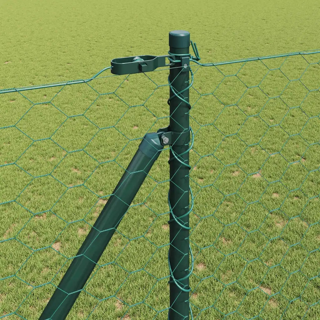 Palo della recinzione Verde 25 x 1,6 m (maglia 50 mm)