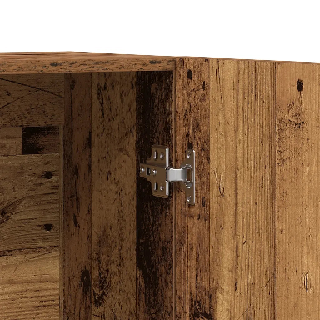Credenza-Buffet-Armadio da cucina Legno Antico 70x31x115 cm in Legno Multistrato 328872
