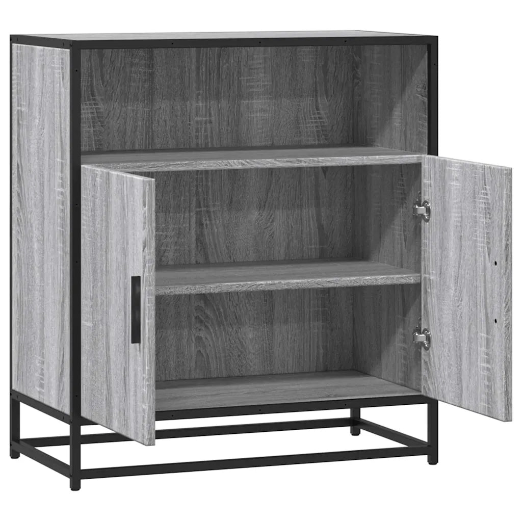 Credenza Grigio Sonoma 68x35x76 cm in Legno Multistrato 849002