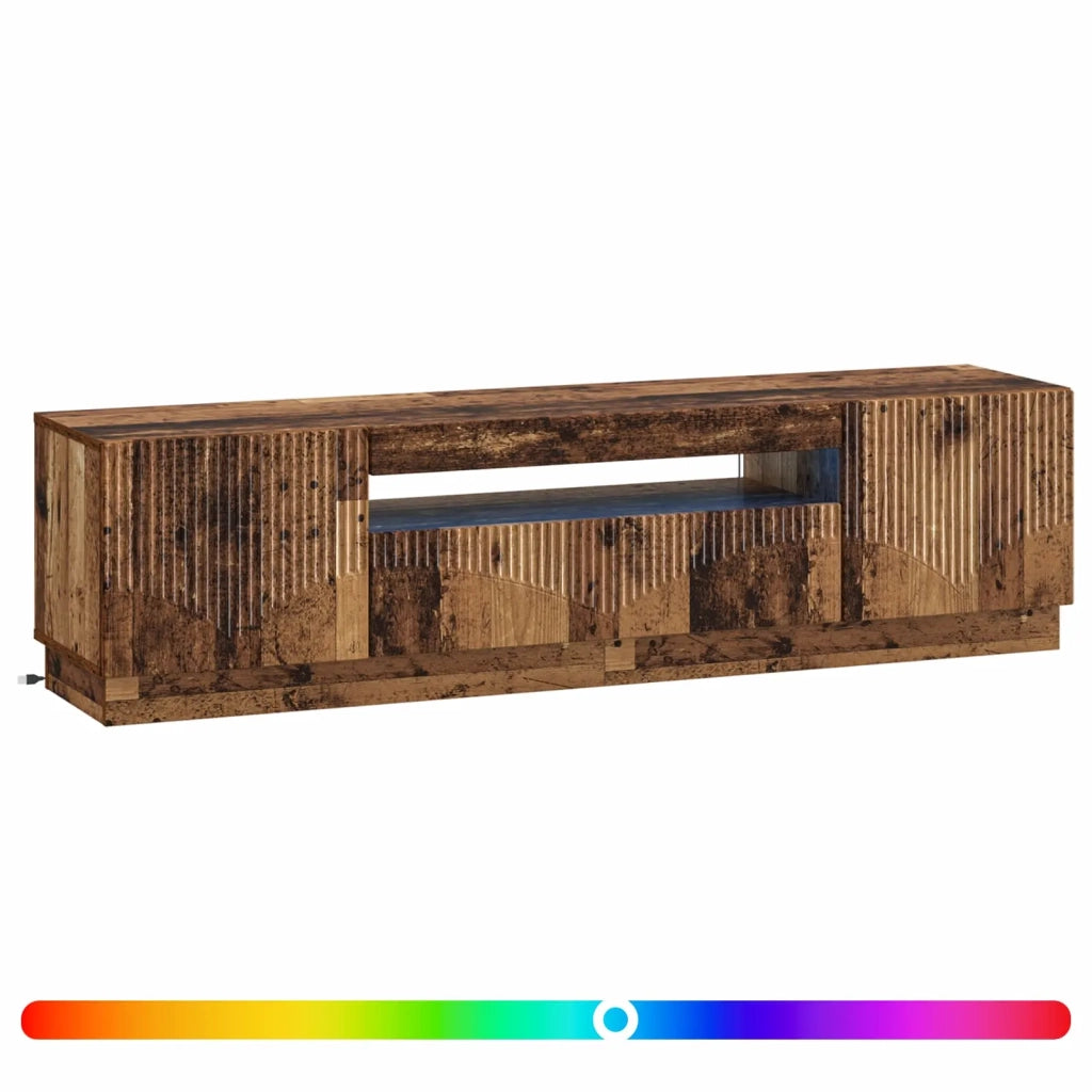 Mobile TV LED Legno antico Legno ingegnerizzato 897353