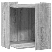 Mobiletto per lettiera per gatti in legno ingegnerizzato Sonoma grigio 02_0043335