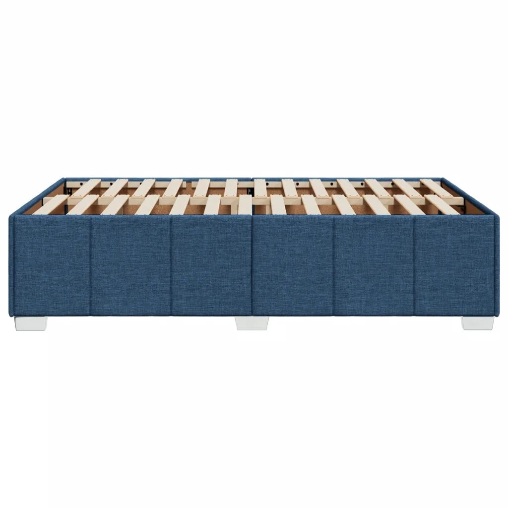 Giroletto senza Materasso Blu 120x190 cm in Tessuto