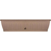 Jardiniere - GARDEN ID Terraflor - Tortora 80 cm - Durabilità - Riserva d'acqua - Riciclato e riciclabile al 100% - Volume per le piante.