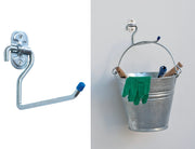 GANCIO ZINCATO 4030 A FORMA L 150 MM- ALDEGHI LUIGI SPA- 10,0 pz