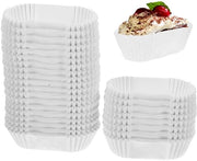 Taartaforme per Cupcakes in Carta - Ovale - 1000 Unità - Resistenti al Calore - Impermeabili - Adatte per Muffin