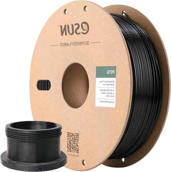 Filamento 1,75mm Precisione Dimensionale ± 0,05mm Nero - Stampante 3D Materiale 1KG Bobina