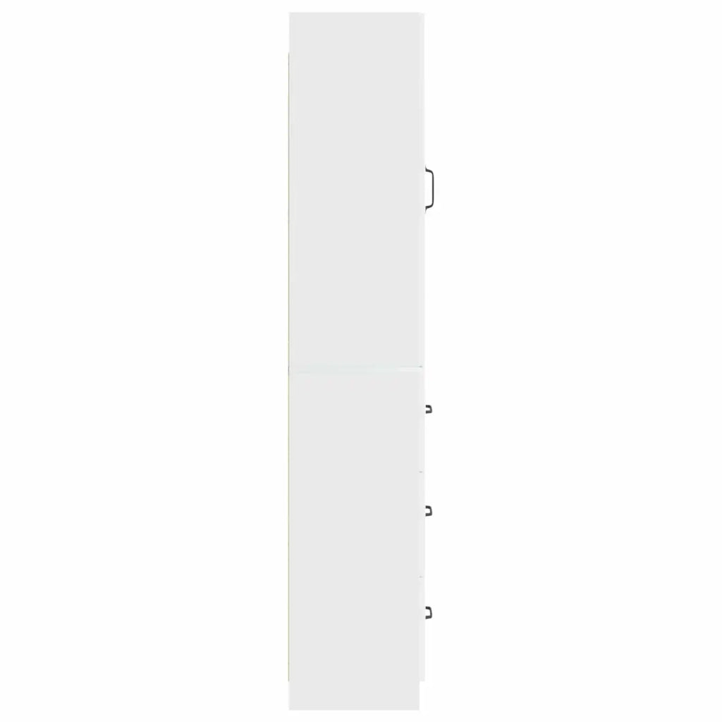 Set di armadi 2 pcs Bianco Lucido 33 x 34,5 x 87 cm 3416974