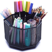 Organizzatore di Scrivania Rotante 360 Gradi con Base Antiscivolo - Per Carte, Arte, e Fai da Te