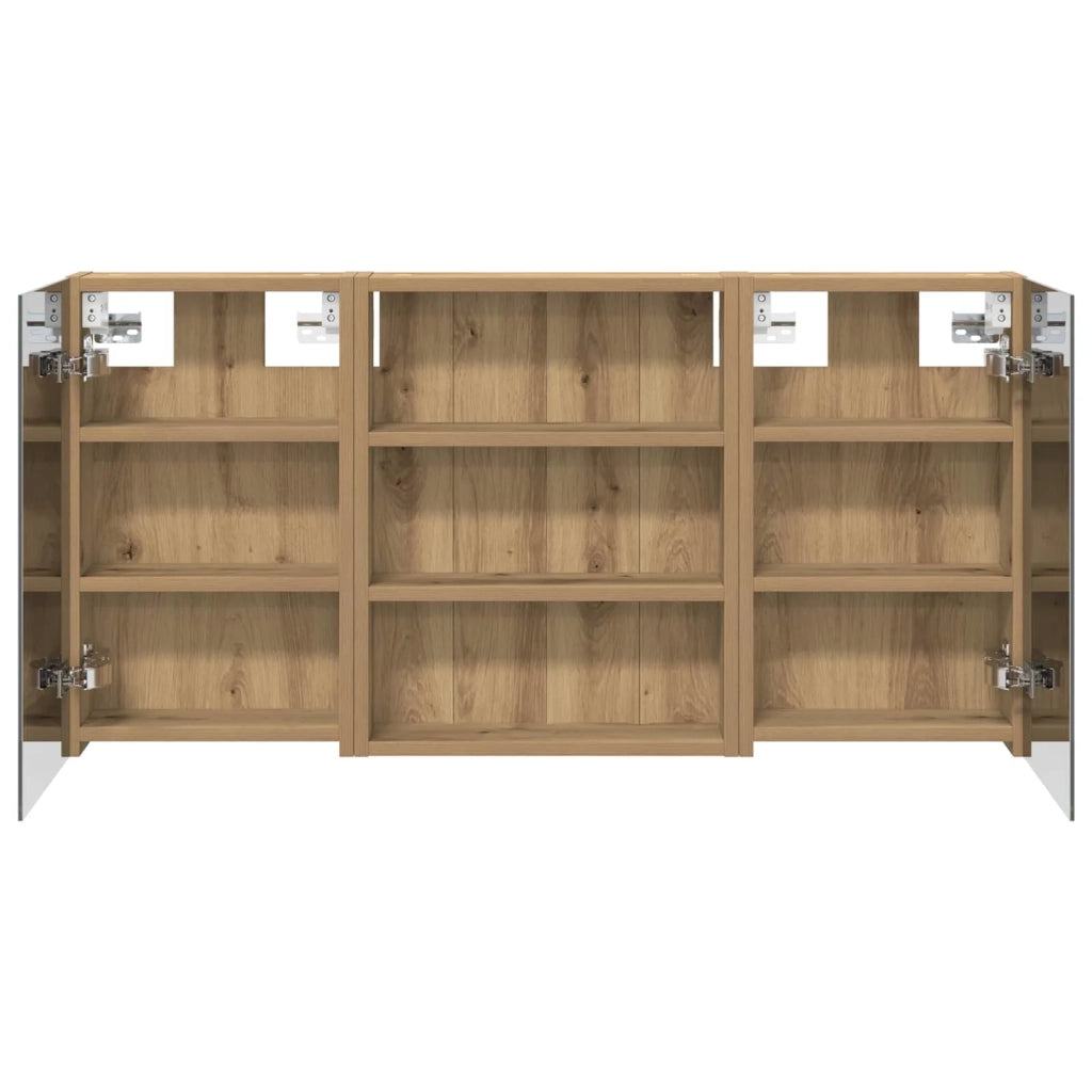 Set di Armadi da Bagno con lo scaffale 3 pcs 100 x 10,5 x 50 cm
