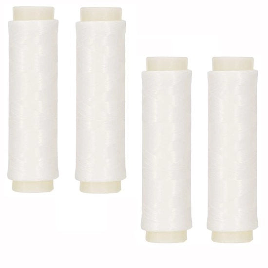 Filamento per pesca a mano 0,15 mm - Nylon - Leggero - Resistente - 200 m - 4 pezzi - Sostenibile - Fila per pesca