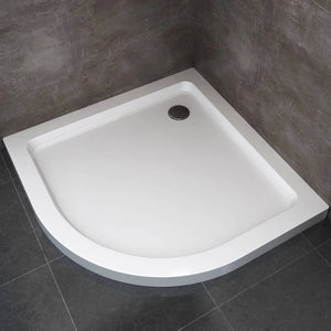 Piatto Doccia 80x80x5 cm Semicircolare Abs mod. Selene