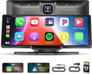 Autoradio da Auto con Carplay e Bluetooth - Touchscreen - Guida di Regolazione - Telecamera di Rimpatrio - Compatibile con Android Auto