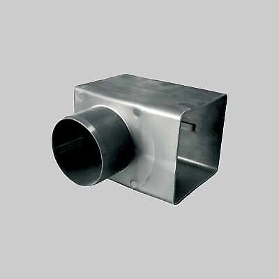 RACCORDO ANGOLARE PER BOCCHETTONE DI SCARICO Ø 80 mm