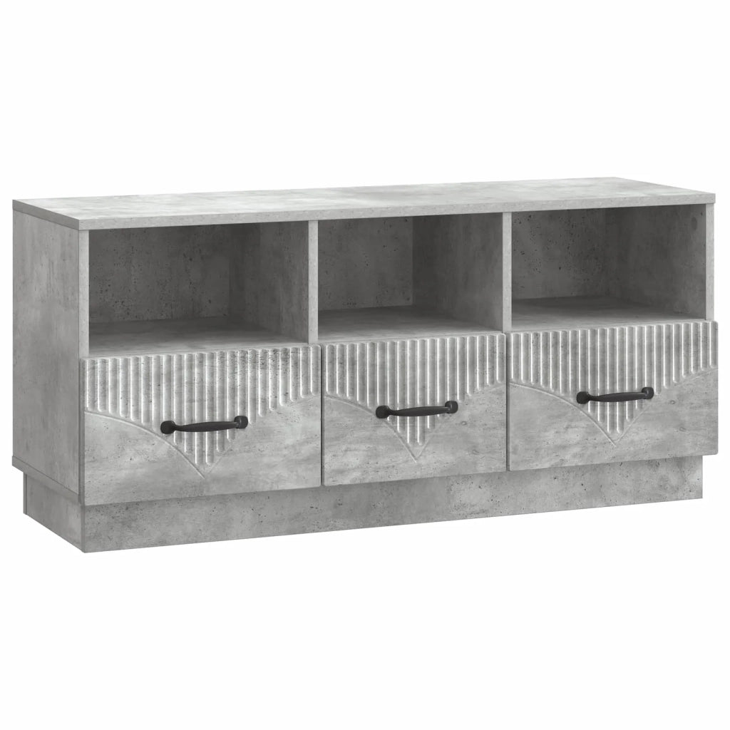 Mobile TV con cassetto Grigio Cemento 102 x 34,5 x 47 cm