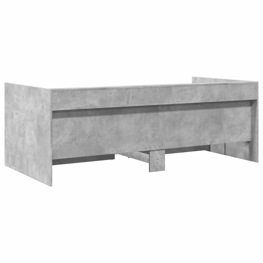 Telaio del letto con storage Grigio Cemento 80 x 200 cm 3429642