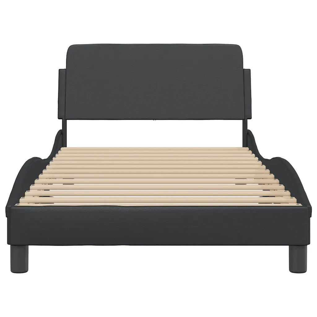 Giroletto Dover Nero 100x190 cm in Similpelle 373269