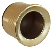 MANIGLIA A DITALE INCASSO TONDA COTTALI - MM 25x12 OTTONE LUCIDO- 5 pezzi