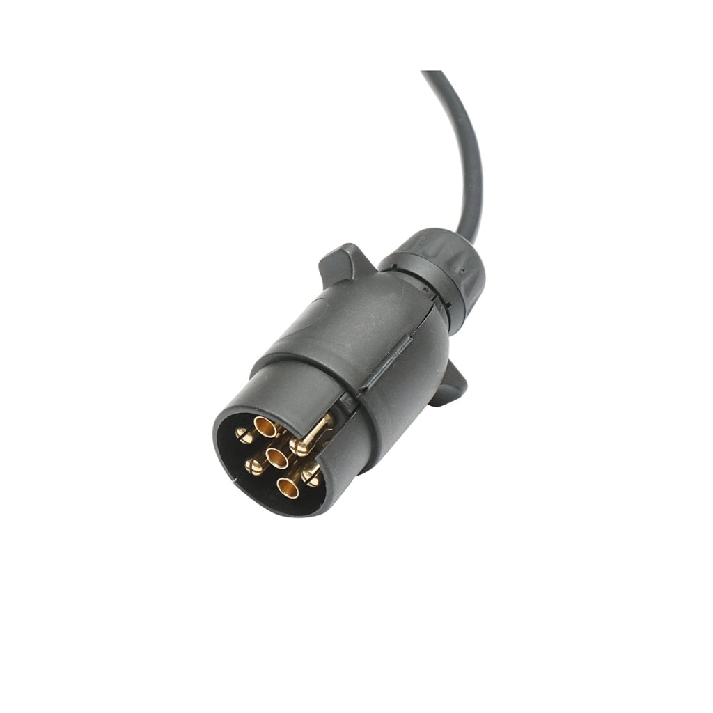 Set di luci magnetiche a LED per rimorchi con triangoli riflettenti, spina a 7 pin, cavo da 2,5 m, cavo spina = 7,5 m