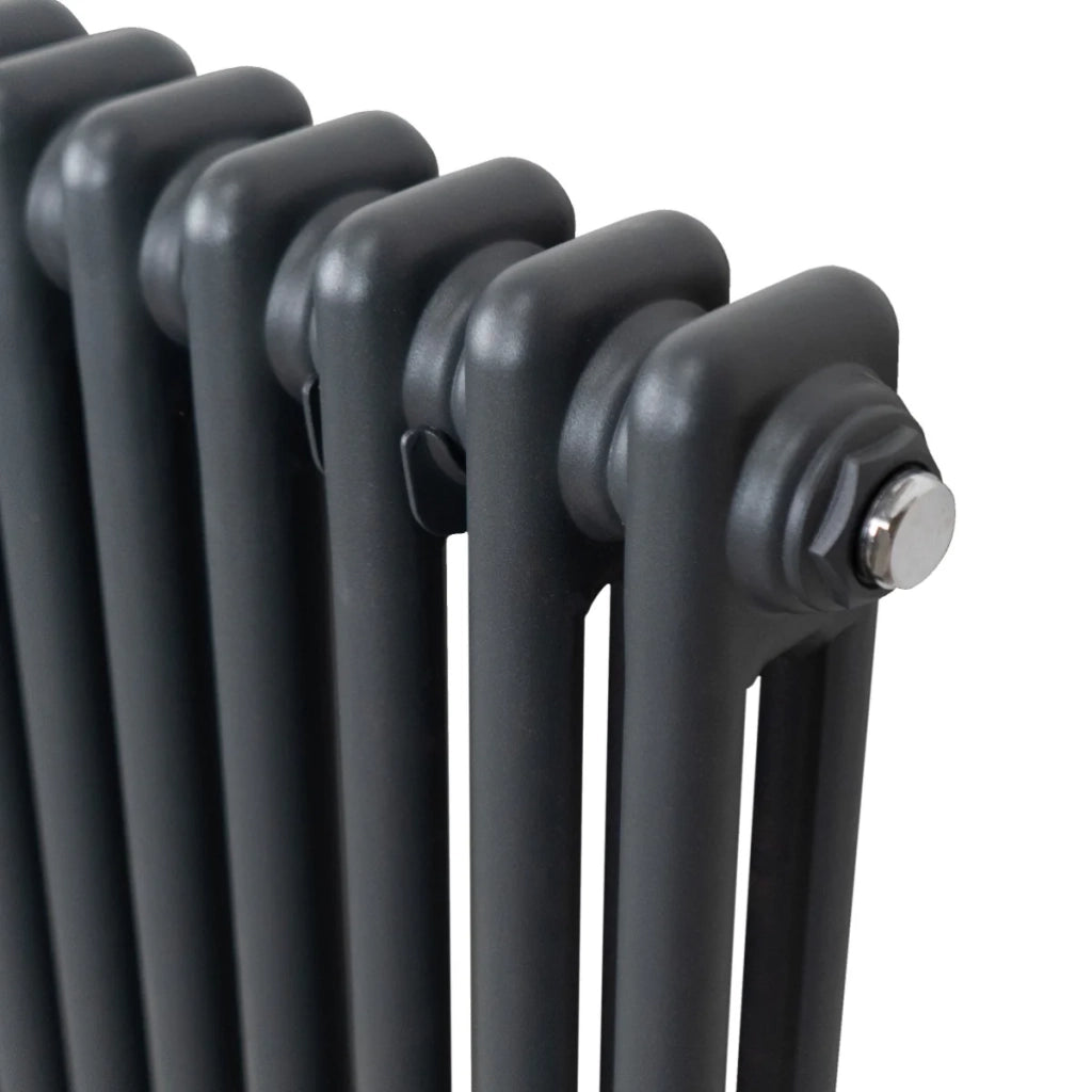 Termosifone Radiatore a 2 colonne per riscaldamento centralizzato Grigio Antracite 600 x 1012mm