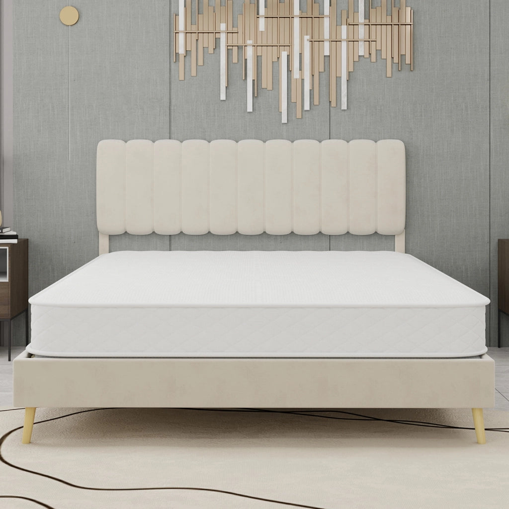 Materasso a molle indipendenti 3D bianco 140x200 cm