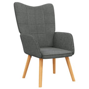 Poltrona Relax Grigio Scuro in Tessuto cod mxl 13990