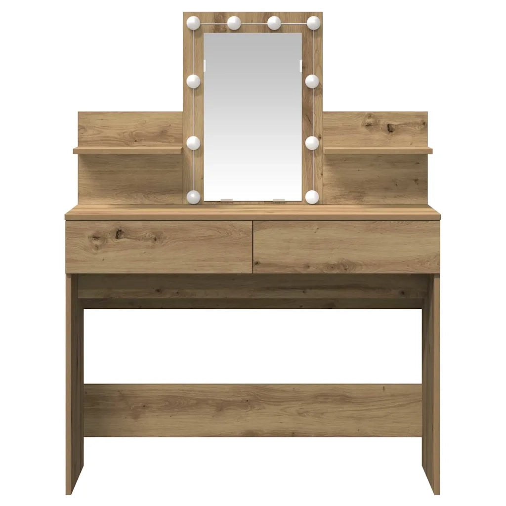 Tavolo da Trucco Rovere artigianale 100 x 40 x 130 cm 868851