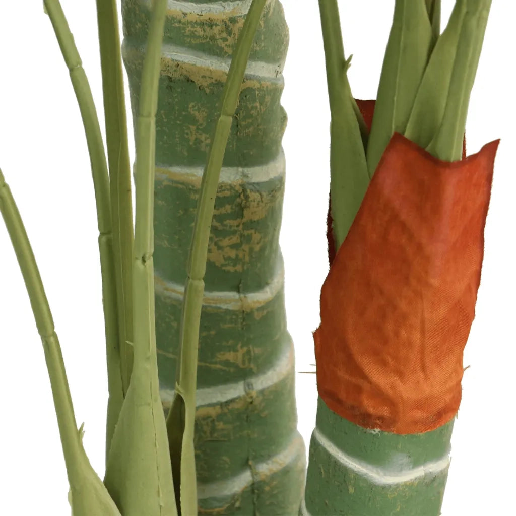 Palma Artificiale con 3 Tronchi Verde 120 cm in PP CFW9568372
