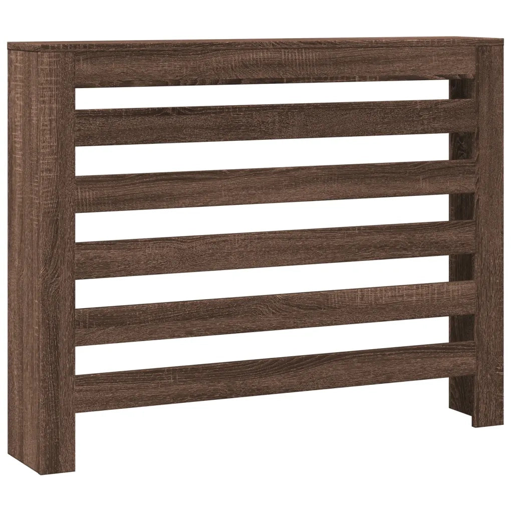 Copertura Termosifone Rovere Marrone 104x20x82cm in Multistrato