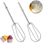 Set di Cottura in Acciaio Inossidabile 4 Pezzi - Frullatore Manuale per Mescolare e Montare Impasti e Schiumare Uova