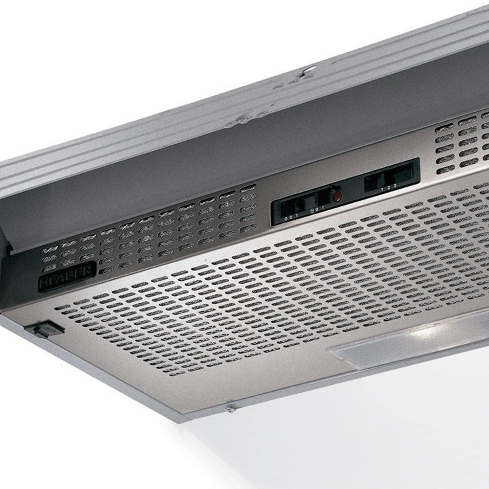 Cappa pannellabile estraibile flaminia grigio chiaro faber - serie est1 srm lg a60