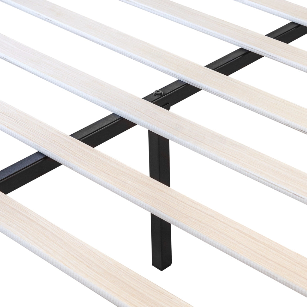 Letto singolo imbottito 90x200 cm con rete a doghe e testiera in velluto rosa