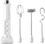Assemblatore di latte elettrico, frullatore alimentare elettrico, caffettiera elettrica, frullatore manuale - bianco