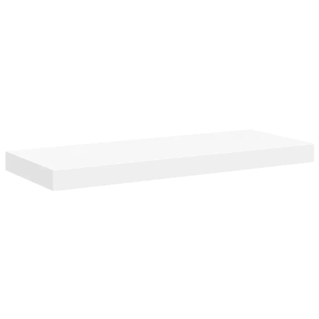 Scaffali a Parete 2 pz Bianco 60x23,5x3,8 cm in MDF cod mxl 33569